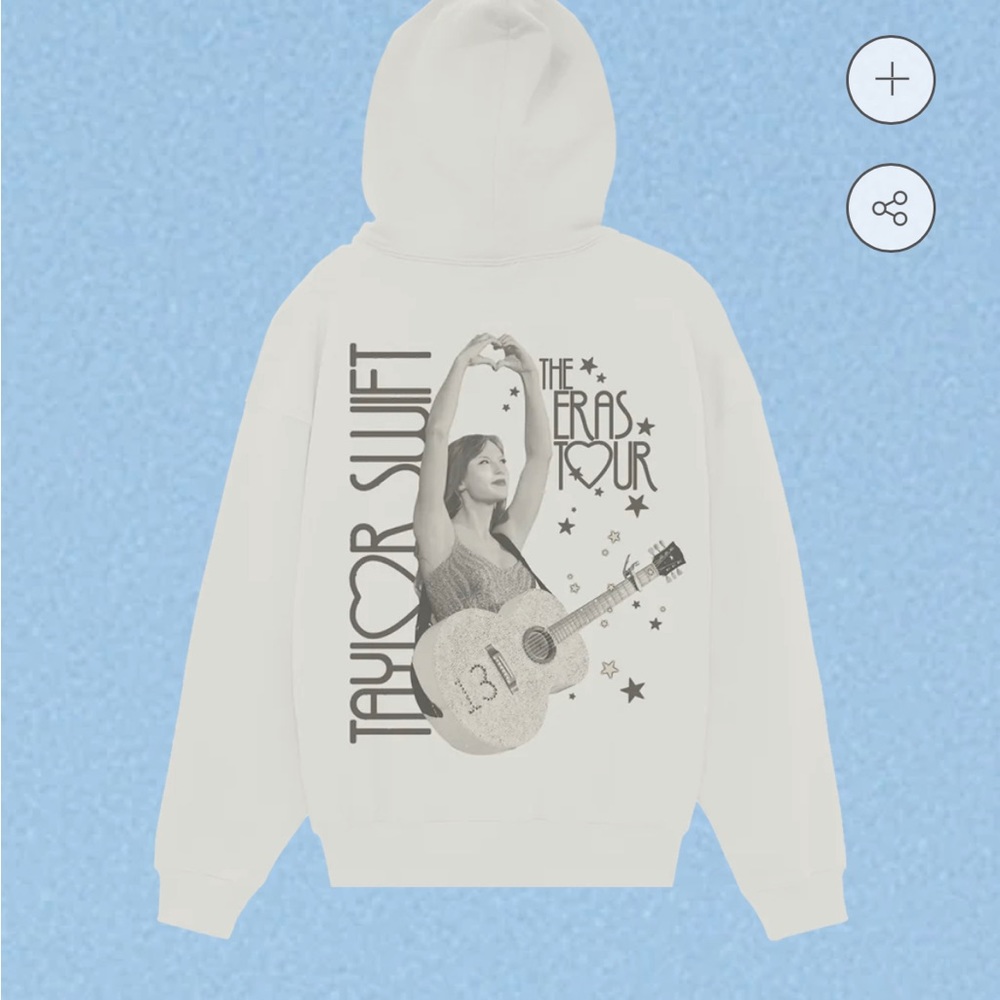 taylor swift the eras tour heart photo hoodie